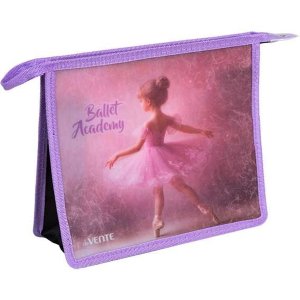 Папка для тетр на молнии А5 Ballet Academy с текстильным расширением 80мм 8056561
