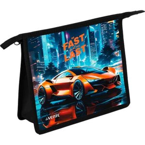 Папка для тетр на молнии А5 3D Fast Or Last с текстильным расширением 80мм 8056566