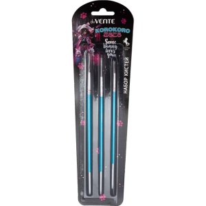 Набор кистей 3шт Korokoro пони № 2, 4, 7 8072516