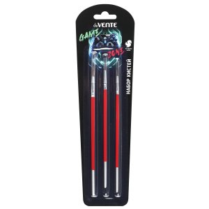 Набор кистей 3шт Gamer белка № 1, 3, 6 8072523