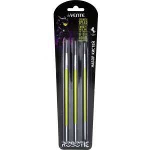 Набор кистей 3шт Robotic пони № 2, 4, 7 8072526