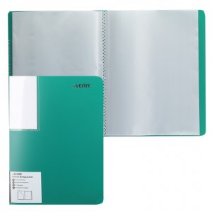 Папка 20 вкладыш A5 Marandi 500мкм аквамарин 3101223