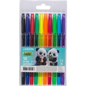 Набор ручек шариковых 10цв 0,7мм Yummy Panda  5073519