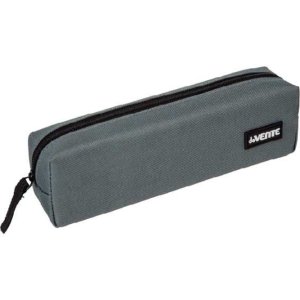 Пенал 1 отд  Gray 21x6x4 см прямоугольный для 30 предметов текстильный на молнии 7029481