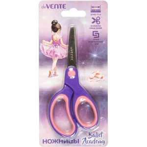 Ножницы детские 13см Ballet Academy с закругленными кончиками лезвий 8010506