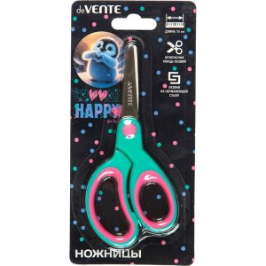 Ножницы детские 13см Happy Pinguin с закругленными кончиками лезвий 8010511