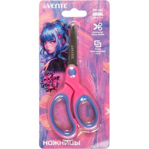 Ножницы детские 13см Hey Girl с закругленными кончиками лезвий 8010515