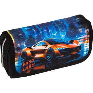 Пенал 1 отд Fast Or Last прямоуг 20,5x9,5x7см для 40 предм на молнии 7020501