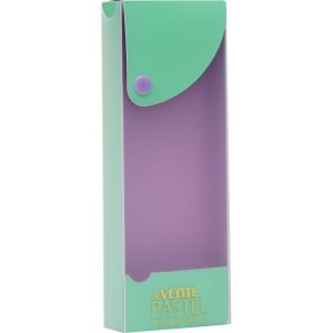 Пенал 1 отд Pastel DoubleColor 20x7,4x2,7см прямоугольный для 40 предметов 7025420