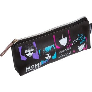 Пенал косметичка 1 отд 21x8x3,5см Label Anime Style  треугольный для 45 предметов 7026508