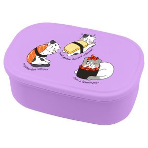 Ланчбокс Котосуши 140x96x56мм 450мл для школьных завтраков 8090504