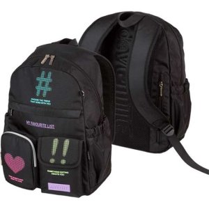 Рюкзак подростковый Air Jump Favorite List 40x31x20см 18л 500г полиэстер  1 отделение 7032599