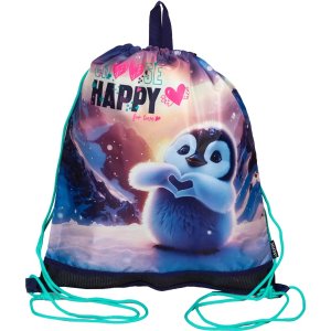 Мешок для обуви Happy Pinguin  40x47см водоотталкивающая 7040535
