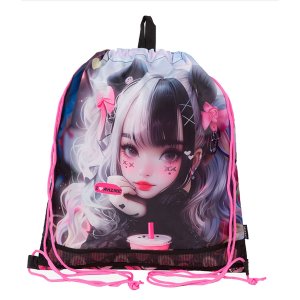 Мешок для обуви I Love Anime  40x47см водоотталкивающая 7040536