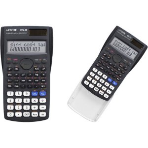 Калькулятор инженерный непрограммируемый DS-1, 85x155x25 мм, разрешен для ОГЭ, ЕГЭ черный 4031417