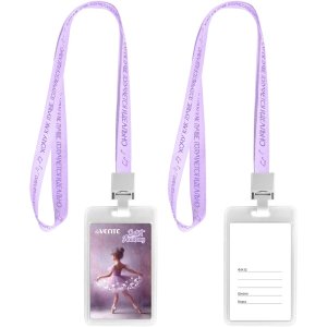 Бейдж школьный пластик Ballet Academy 110x70мм 8093521