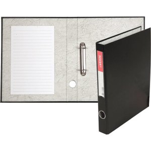 Папка на 2 кольцах A4 35 мм PP черная 3080300