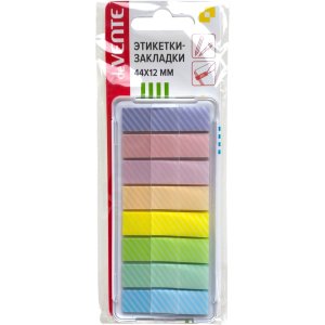 Самоклеящихся этикетки закладки пластик полупрозр с диз 2011415