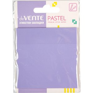 Этикетки-закладки самокл Pastel пластик полупрозр с с диз 76x76мм 50л 2011435