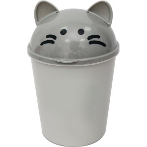 Контейнер для мусора Ghost Meow 17x11,5x8см настол пластик с крышкой 4104571