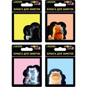Бумага для заметок MooreCafe 70x70мм 20л Клейкая офсет 2010535