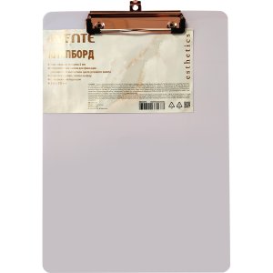 Клипборд пластиковый A4 Esthetics 225x315мм толщина 2мм с выдвижным подвесом 3034515