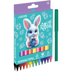 Фломастеры 12цв Little Rabbit картонный короб 5081626