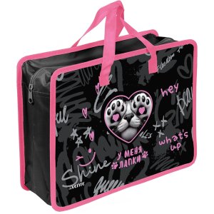 Папка для тетр и ИЗО А4 У меня лапки с текстильным расшир 8057609