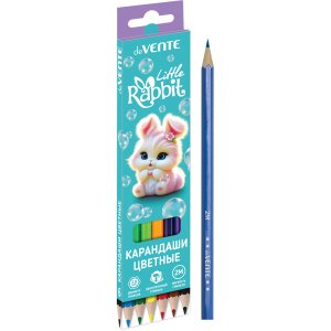 Карандаши  6цв Little Rabbit 2М  2,8 мм шестигран 5021619