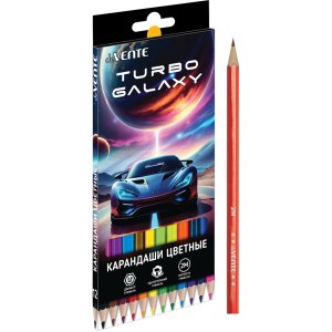 Карандаши 12цв Turbo Galaxy 2М 2,8 мм шестигран 5022620