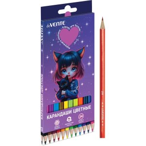 Карандаши 12цв Friends Forever 2М 2,8 мм шестигран 5022623