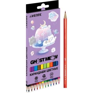 Карандаши 12цв Ghost Meow 2М 2,8 мм шестигран 5022626