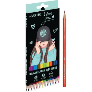 Карандаши 12цв K-Pop Heartbeat 2М 2,8 мм шестигран 5022628