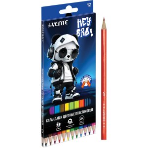 Карандаши 12цв пластик Hey Bro 2М 3 мм шестигран 5022638