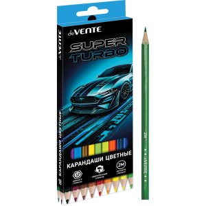 Карандаши 18цв Super Turbo 2М 2,8 мм шестигран 5023624