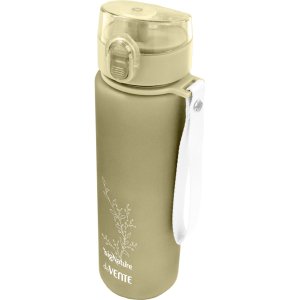 Бутылка для воды 560мл 23,7x6,5x6,5см sigNATURE пластик с диффузор матовая оливковая 8090554