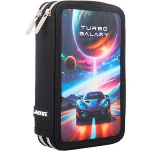 Пенал Turbo Galaxy 210x140x52 мм двухстворчатый полиэстер с водоот пропитк 7010611