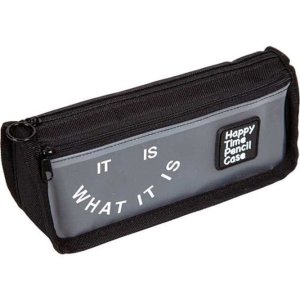Пенал It is what it is 21x6x4,5 см полиэстер с водоот пропит черный 7020678
