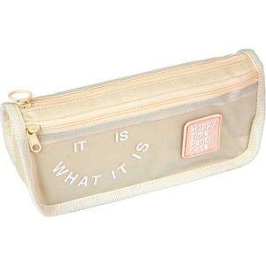 Пенал It is what it is 21x6x4,5 см полиэстер с водоот пропитк бежевый 7020680