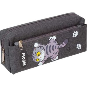 Пенал Meow Cat 21x8,5x6 см 1 отд + внешн карм полиэстер с водоот пропит 7025697