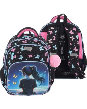 Рюкзак Grade Butterfly Dreams школьный жесткий 37x28x16 см 16 л 700 г 7033617