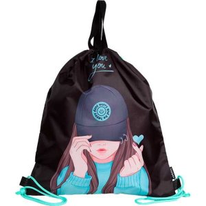 Сумка для сменной обуви K-Pop Heartbeat 38x43 см влагонепроницаемый полиэстер 7040610