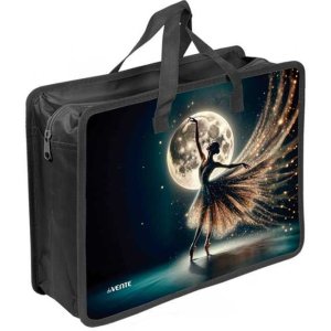 Папка для тетрадей ИЗО и технологии Ballet A4 33,5x26x10 см с текстильным расширением 8057618