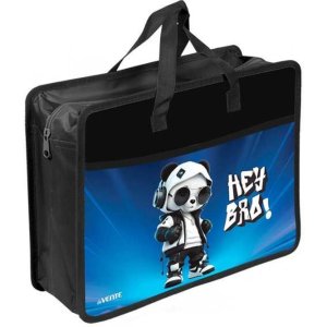 Папка для тетрадей ИЗО и технологии Hey Bro A4 33,5x26x10 см с текстильным расширением 8057626