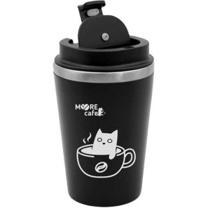 Термокружка MooreCafe 400 мл 9x14,3 см 8-12 часов нержавеющая сталь 8090610