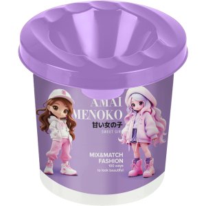 Стакан-непроливайка Amai Menoko 7*7см с дизайном 8070517
