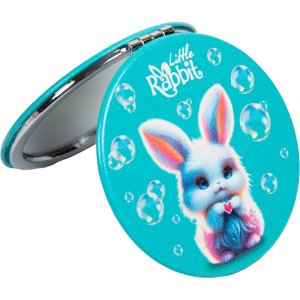 Зеркальце Little Rabbit круглое распашное подмагниченное 9029615