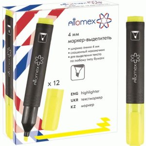 Текстовыделитель 1-4мм Желтый 5045300