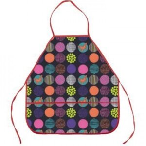 Фартук Граффити водоотталкивающая ткань с рис 3карм зеленый 7042610