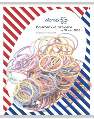 Банковские резинки диаметр 60мм 1000г цв 4152302